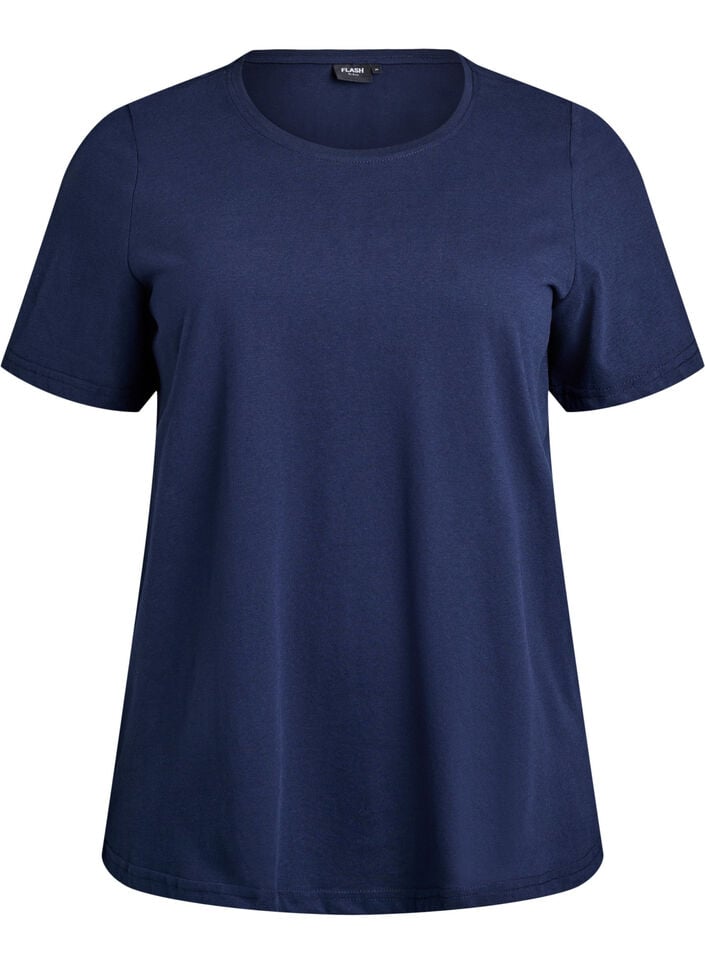 T-Shirt mit Print, Blau, Packshot image number 0