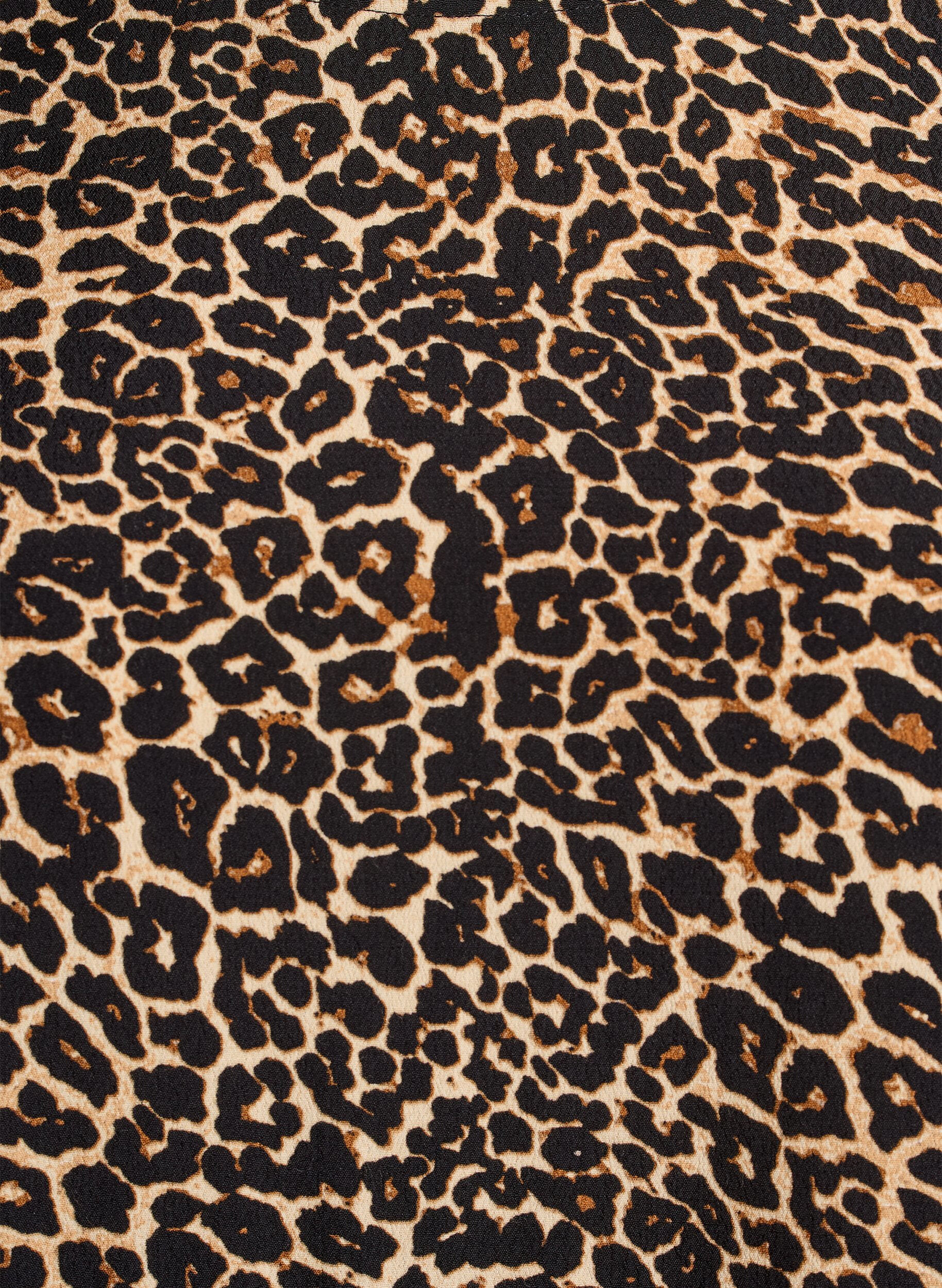 ZizziLang&auml;rmelige Tunika mit Teilungsnaht, Braun, Packshot image number 2