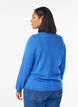 Cardigan mit runden Kn&ouml;pfen, Blau, Model image number 2