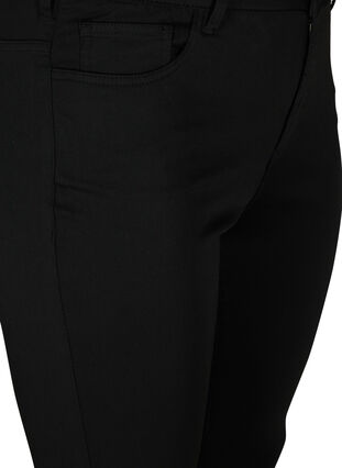Stay black Amy Jeans mit hoher Taille, Black, Packshot image number 2