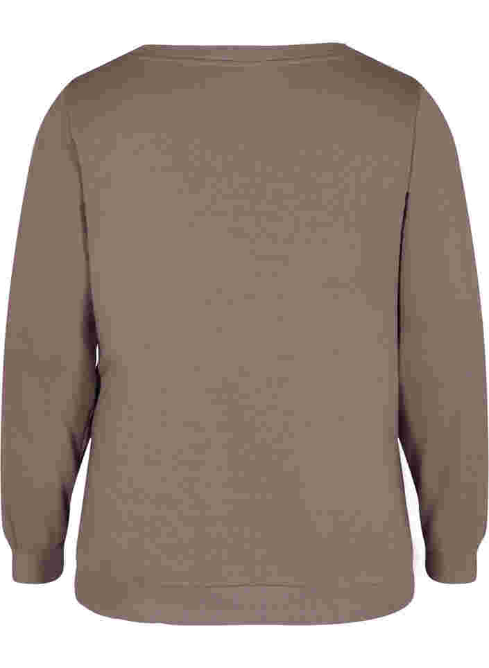 Schwangerschafts-Sweatshirt mit Rippbündchen, Iron, Packshot image number 1