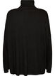 Rollkragenpullover mit lockerer Passform, Schwarz, Packshot image number 1