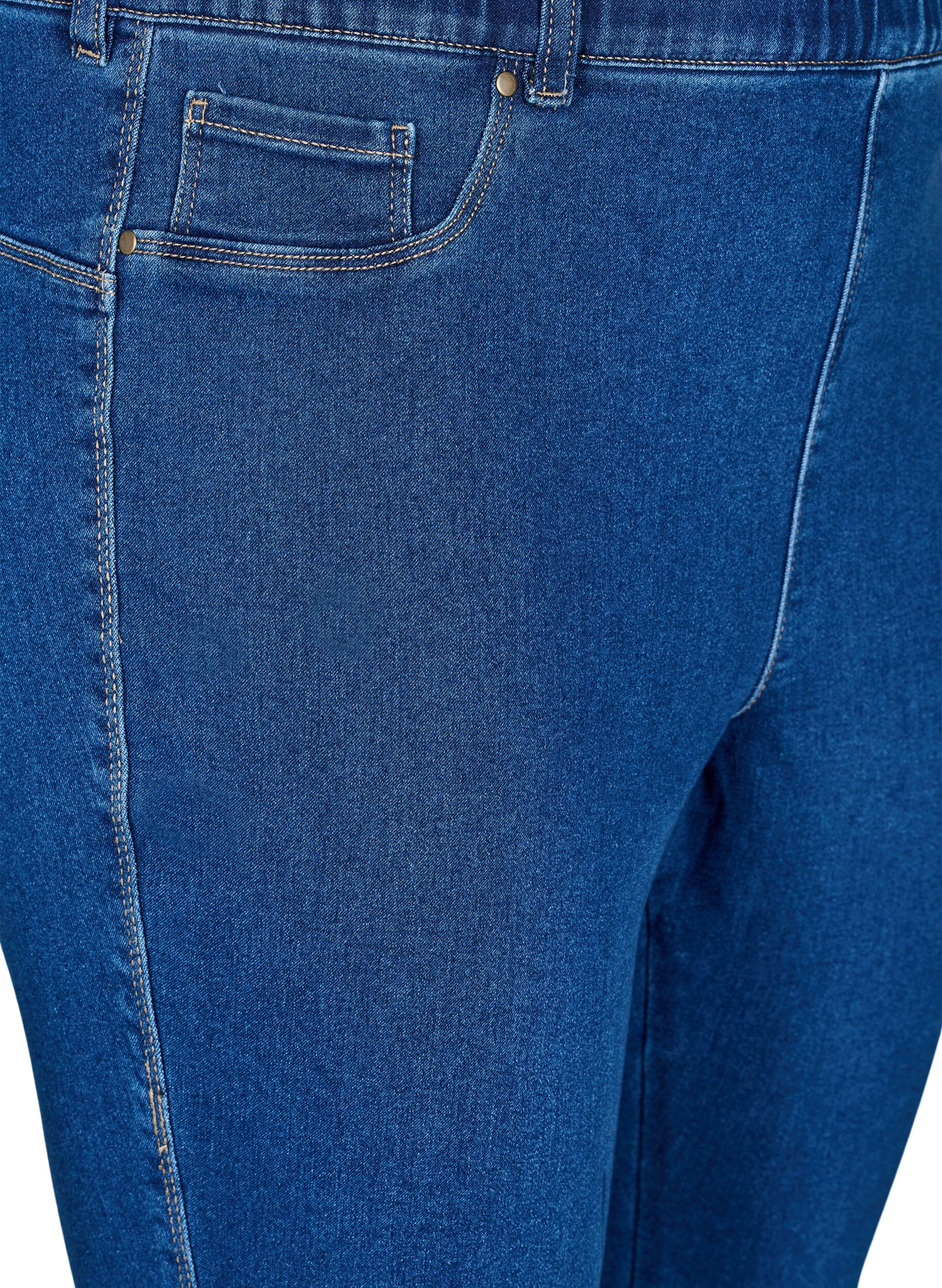 ZizziJeggings mit hoher Taille, Blau, Packshot image number 2