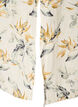 Midikleid aus Leinen und Viskose mit 1/2-&Auml;rmeln, Wei&szlig;, Packshot image number 3