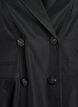 Fr&uuml;hlingsmantel in A-Linie mit doppelreihiger Knopfleiste, Schwarz, Packshot image number 2