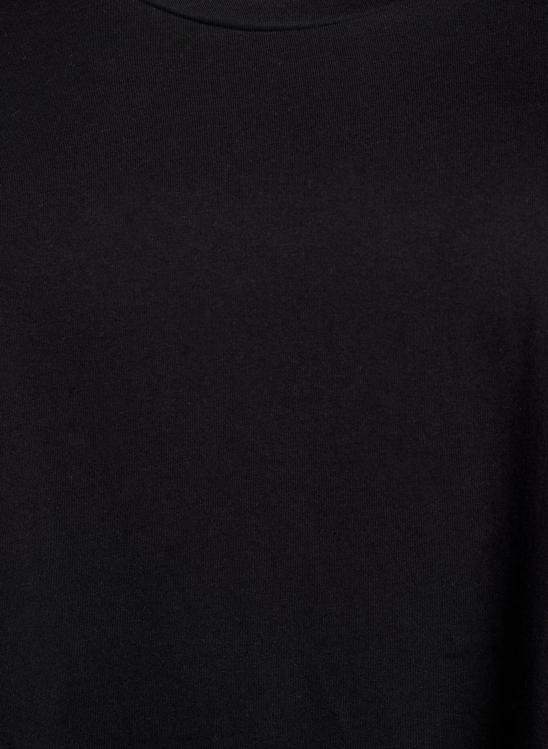 Zizzi2er-Pack T-Shirt-Kleid mit kurzen &Auml;rmeln, Schwarz, Packshot image number 3