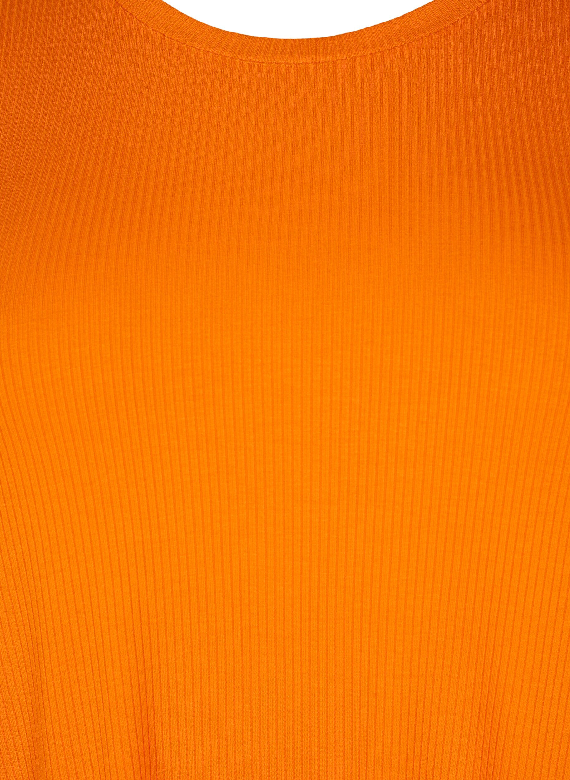 ZizziT-Shirt aus Viskose mit Rippstruktur, Exuberance, Packshot image number 2