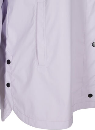 Regenjacke mit Kapuze und Taschen, Pastel Lilac, Packshot image number 3