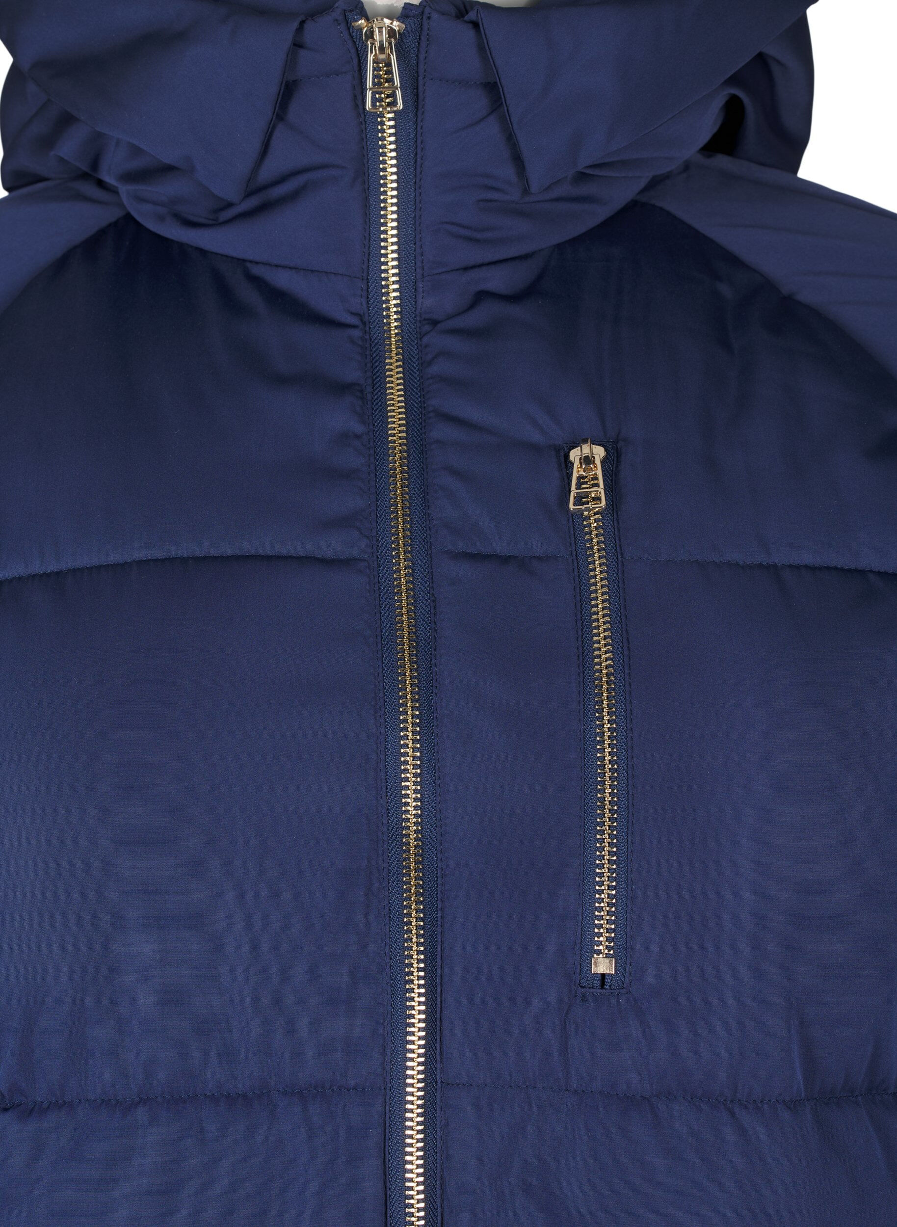 ZizziPufferjacke mit Kapuze, Blau, Packshot image number 2