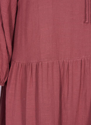 Baumwoll-Kleid mit 3/4 Ärmeln und Binde-Detail, Wild Ginger, Packshot image number 3