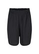Lockere Bermudashorts mit Smock, Black, Packshot image number 0