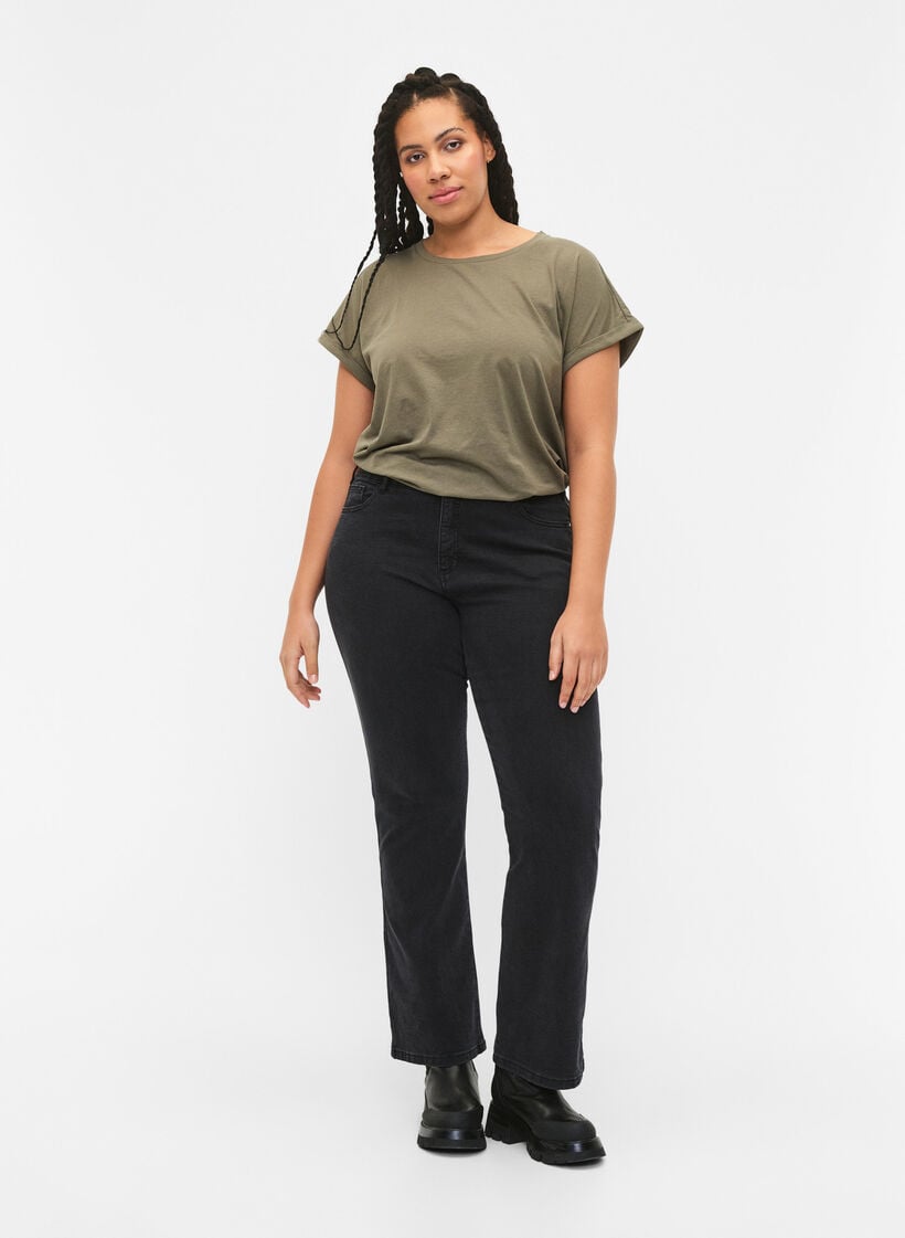 2er-Pack kurzärmlige T-Shirts, Grün, Model image number 1