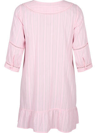 Kleid aus Baumwoll-Viskose-Mix mit 3/4-Ärmeln, Almond Blossom, Packshot image number 1