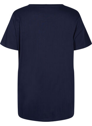 Oversize Nachtshirt aus Bio-Baumwolle, Night Sky Lips, Packshot image number 1