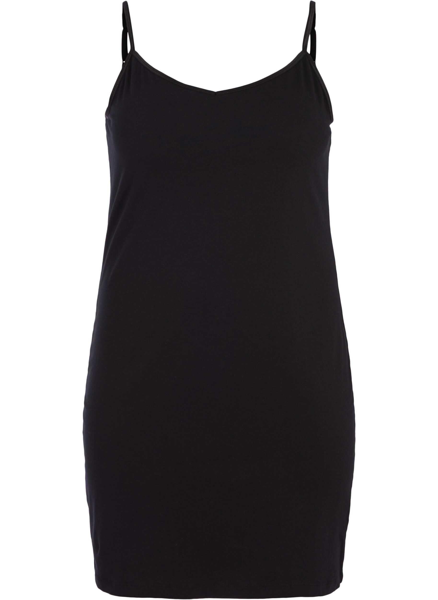 ZizziLanges Basictop, Black, Packshot image number 0