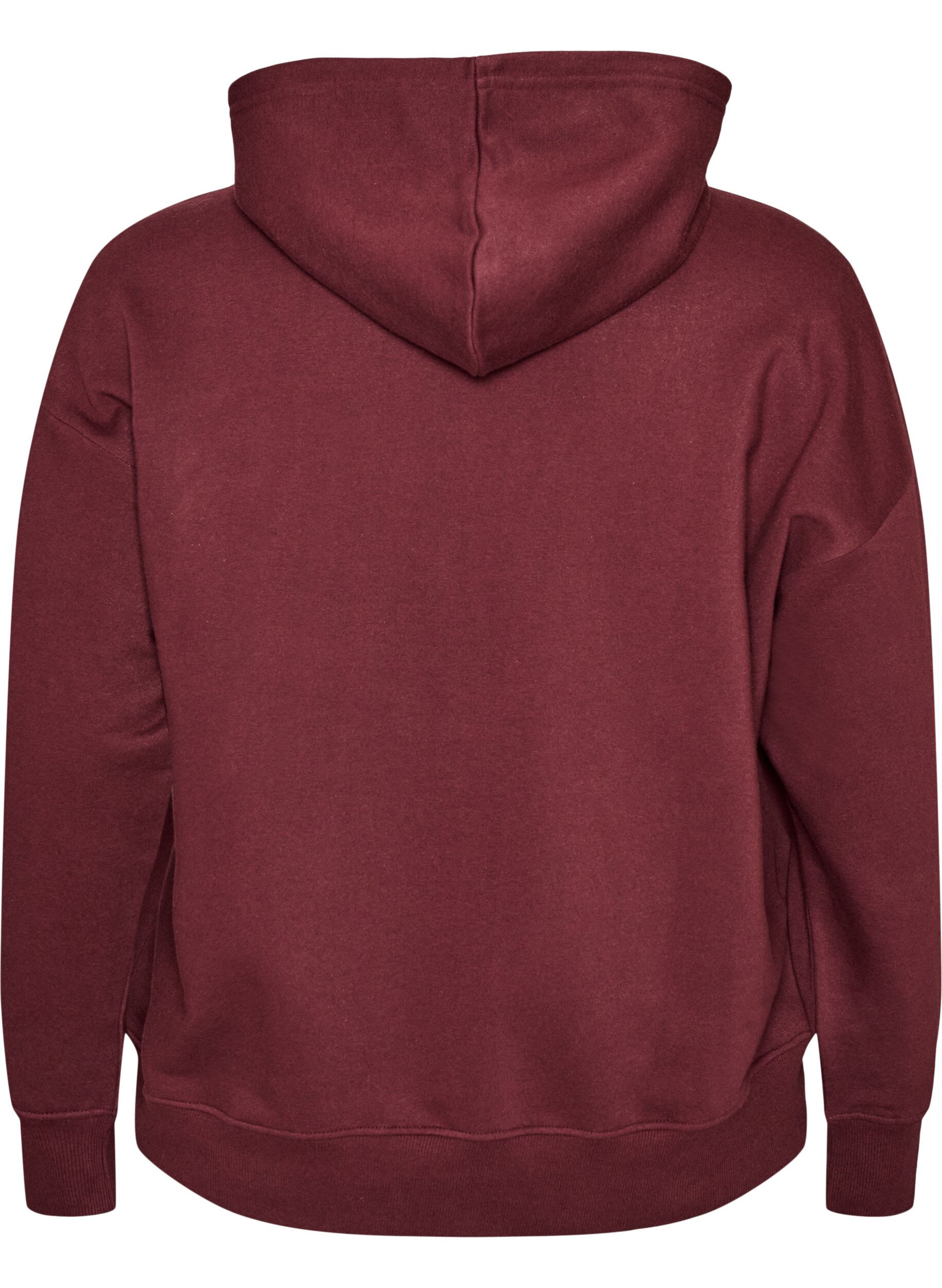 ZizziHoodie mit Brustaufdruck, Rot, Packshot image number 1