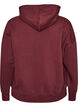 Hoodie mit Brustaufdruck, Rot, Packshot image number 1