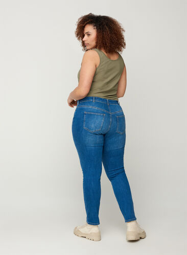 Extra Slim Sanna Jeans, Blue denim, Model image number 1