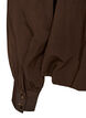 Bluse mit Ballonform und verdecktem Rei&szlig;verschluss, Braun, Packshot image number 3