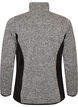 Trainingsjacke mit Kontrasteins&auml;tzen und hohem Kragen, Grau, Packshot image number 1