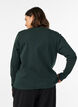 Langarm-Basic-T-Shirt mit Rundhalsausschnitt, Gr&uuml;n, Model image number 2
