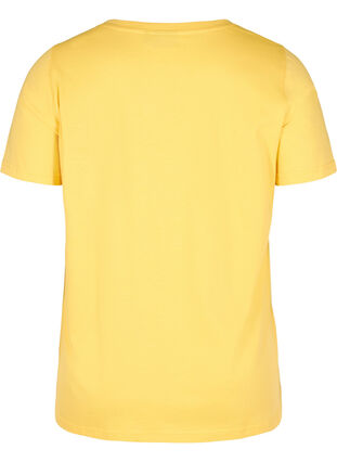 Kurzarm T-Shirt mit Print, Mimosa, Packshot image number 1