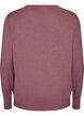 Strickbluse mit Rundhalsausschnitt, Rot, Packshot image number 1