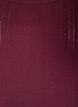 Nachthemd aus Bio-Baumwolle mit Strukturmuster, Dunkles Bordeaux, Packshot image number 2