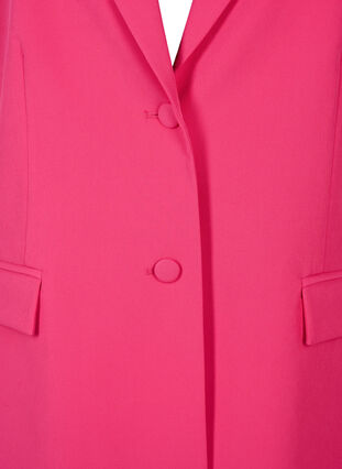 Klassischer Blazer mit Knopfverschluss, Pink Yarrow, Packshot image number 2