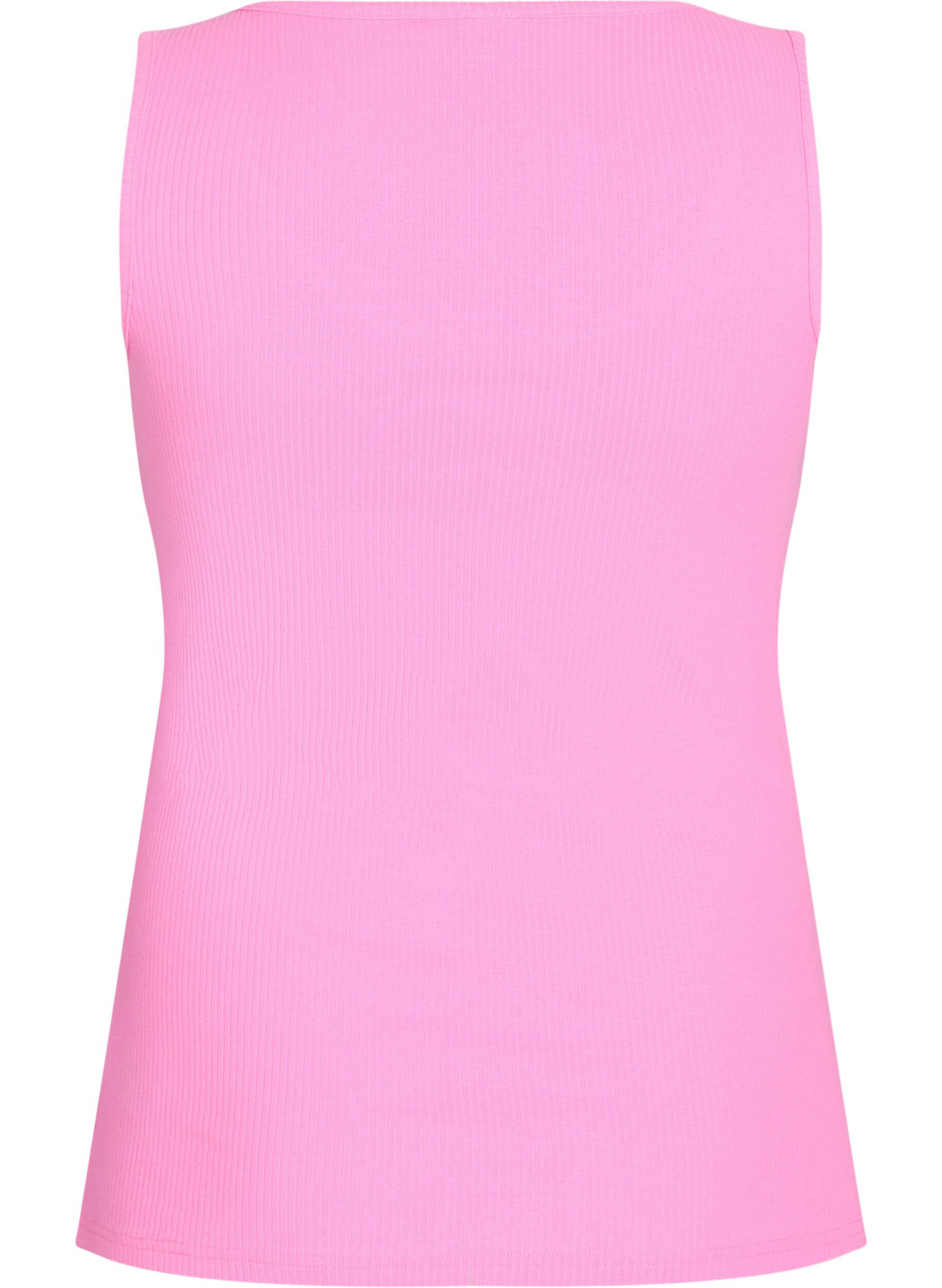 ZizziSchmal geschnittenes Tank-Top mit Strasssteinen, Pink, Packshot image number 1