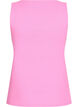 Schmal geschnittenes Tank-Top mit Strasssteinen, Pink, Packshot image number 1