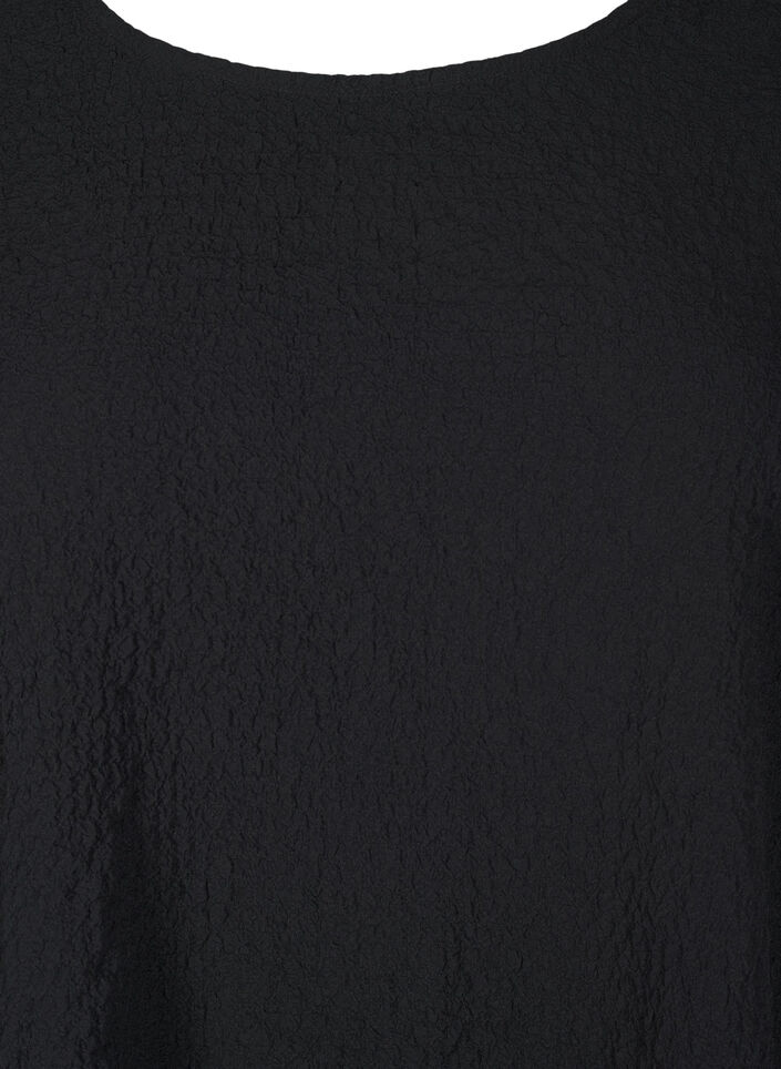 FLASH - Langärmelige Tunika mit Rundhalsausschnitt, Schwarz, Packshot image number 2