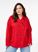 Kurzer Trenchcoat mit Taschen, Rot, Model image number 0
