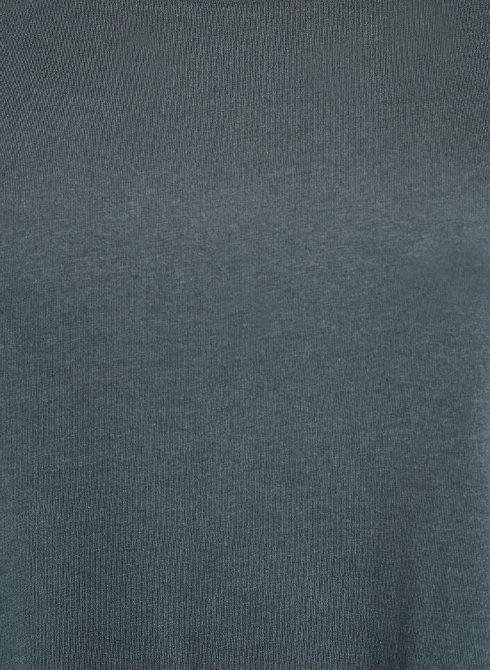 Kurz&auml;rmeliges T-Shirt aus einer Baumwollmischung, Gr&uuml;n, Packshot image number 2