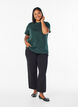 Basic-T-Shirt aus Baumwolle mit Rundhalsausschnitt, Gr&uuml;n, Model image number 1