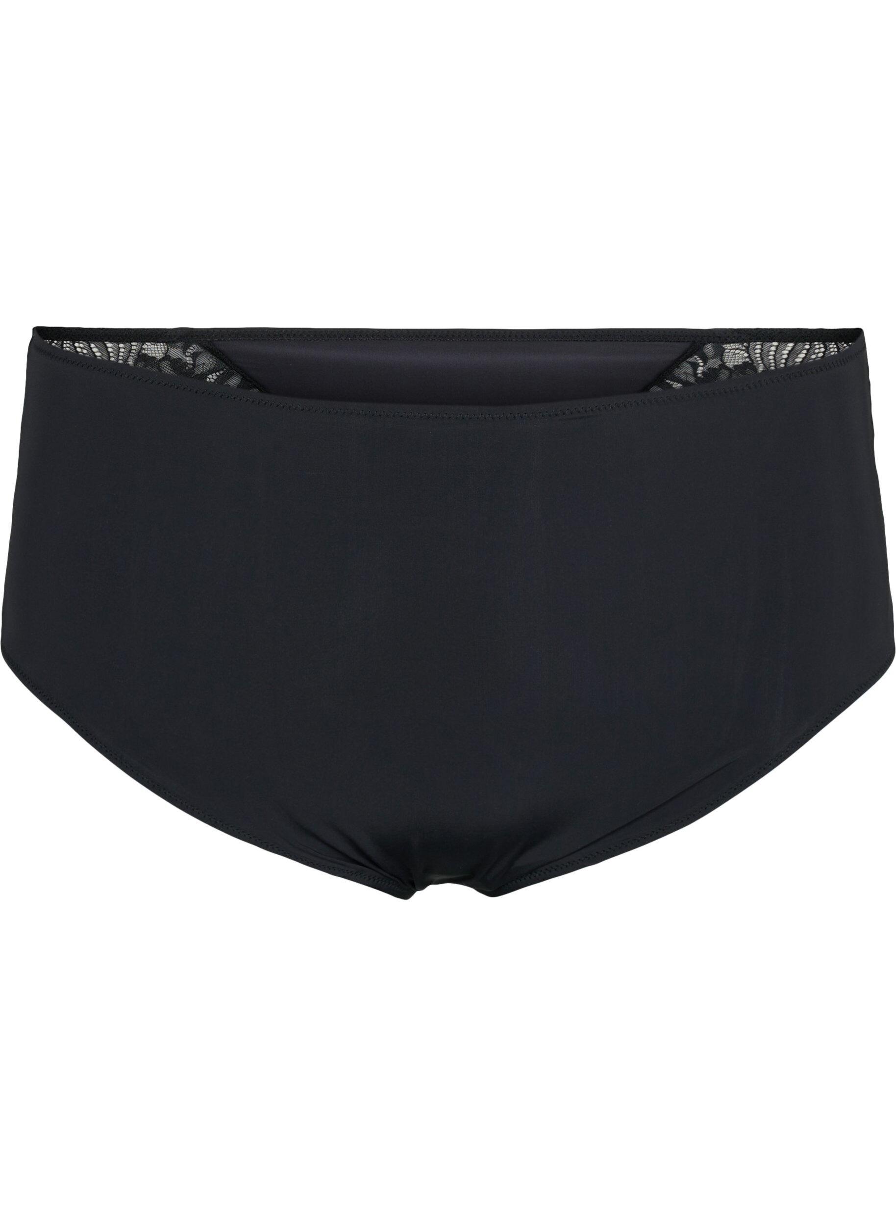 ZizziSupport the breasts &ndash; Slip mit Spitze, Black, Packshot image number 0