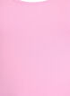 Einfarbiges Basic Top aus Baumwolle, Pink, Packshot image number 2