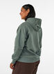 Hoodie mit Brustaufdruck, Gr&uuml;n, Model image number 2