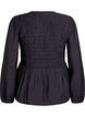 Bluse mit Puff und langen &Auml;rmeln, Schwarz, Packshot image number 1