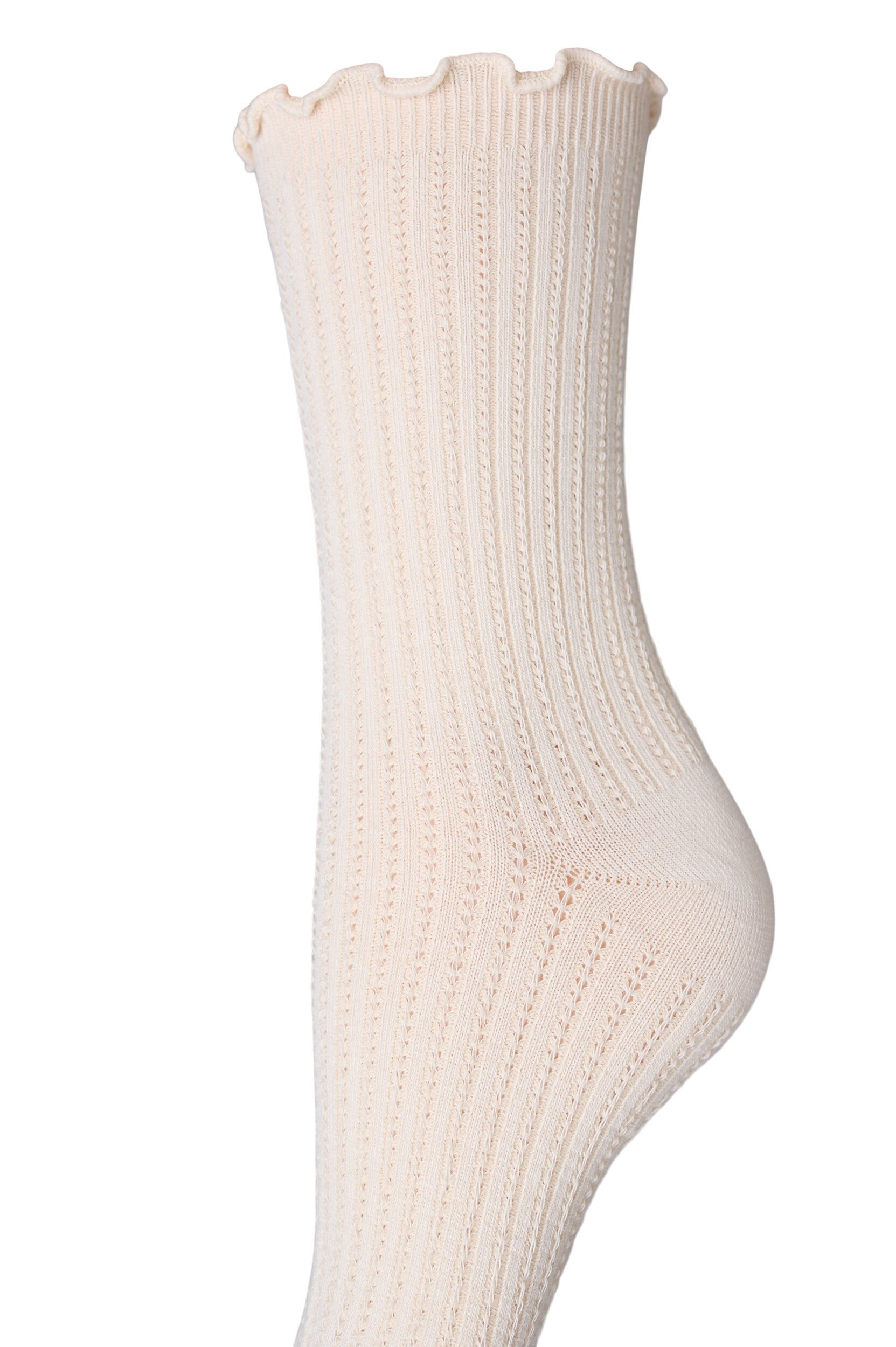 Zizzi3er-Pack gerippte Socken mit Wellenkante, Braun, Packshot image number 2