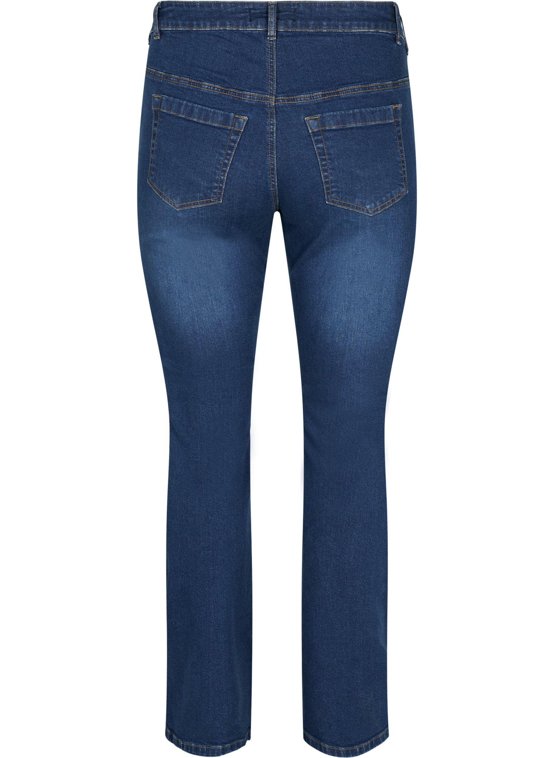 ZizziEllen Bootcut-Jeans mit hoher Taille, Blau, Packshot image number 1