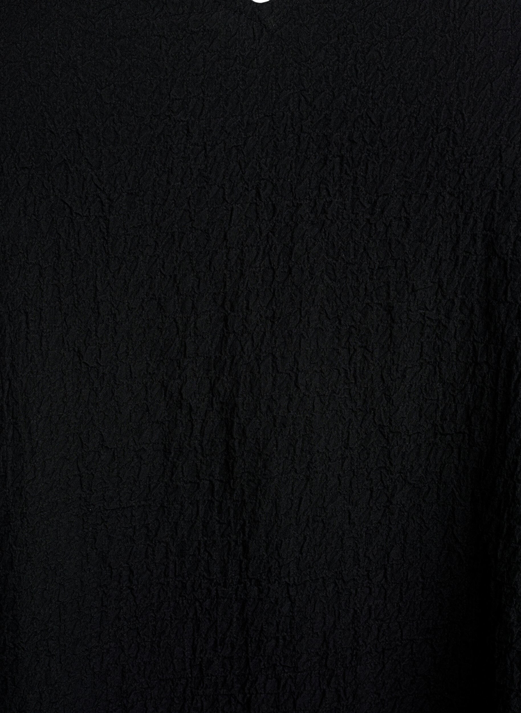 ZizziFLASH - Kleid mit kurzen &Auml;rmeln und V-Ausschnitt, Schwarz, Packshot image number 2