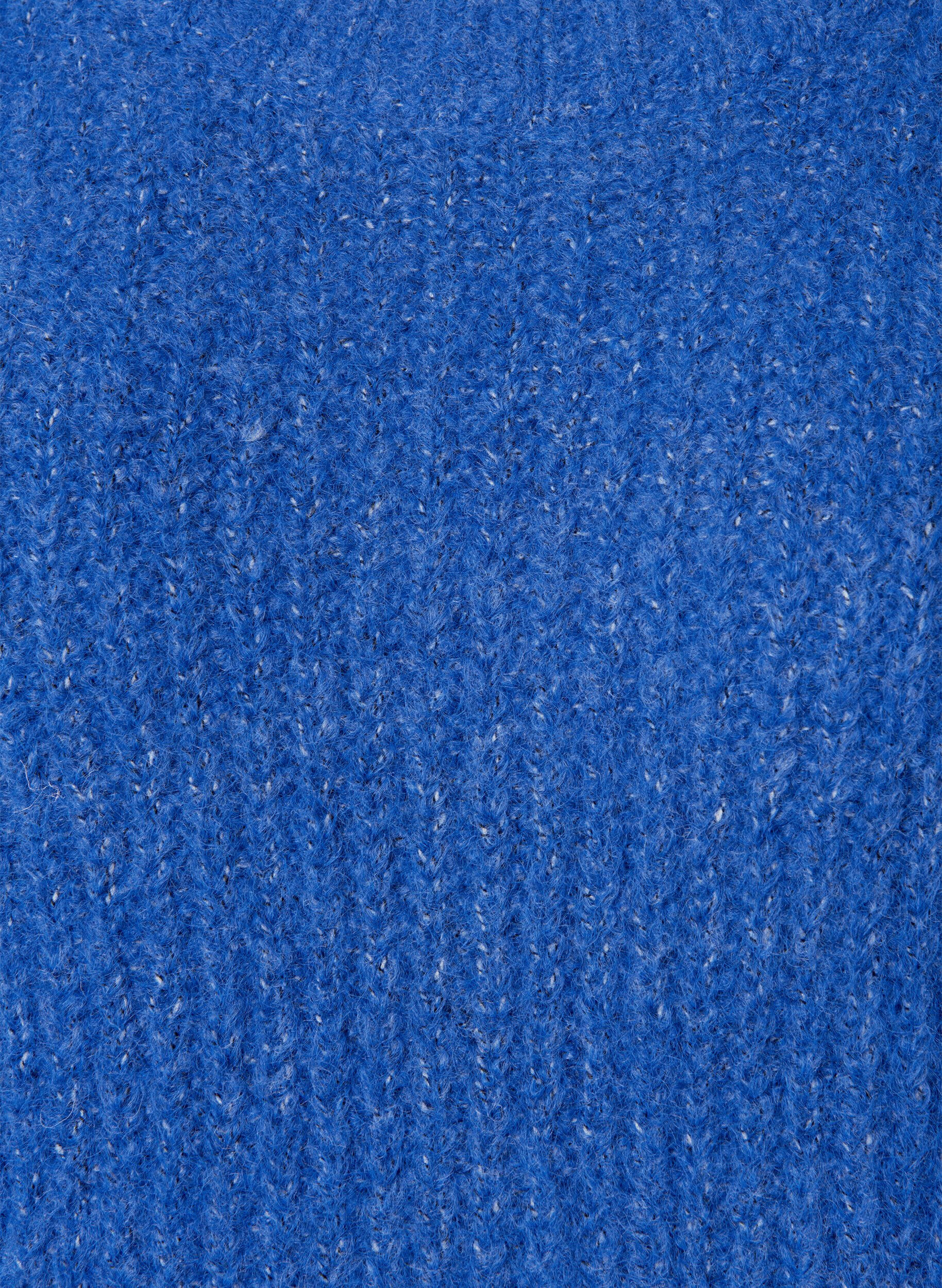 ZizziGestrickter Pullover mit Wolle und Raglan&auml;rmeln, Princess Blue, Packshot image number 2
