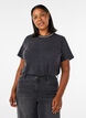 Grafik-T-Shirt aus Bio-Baumwolle, Grau, Model image number 0