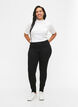 Super Slim Amy Jeans mit hoher Taille, Schwarz, Model image number 0