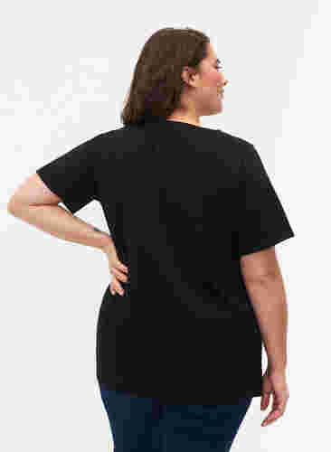 FLASH - T-Shirt mit Motiv, Black, Model image number 1