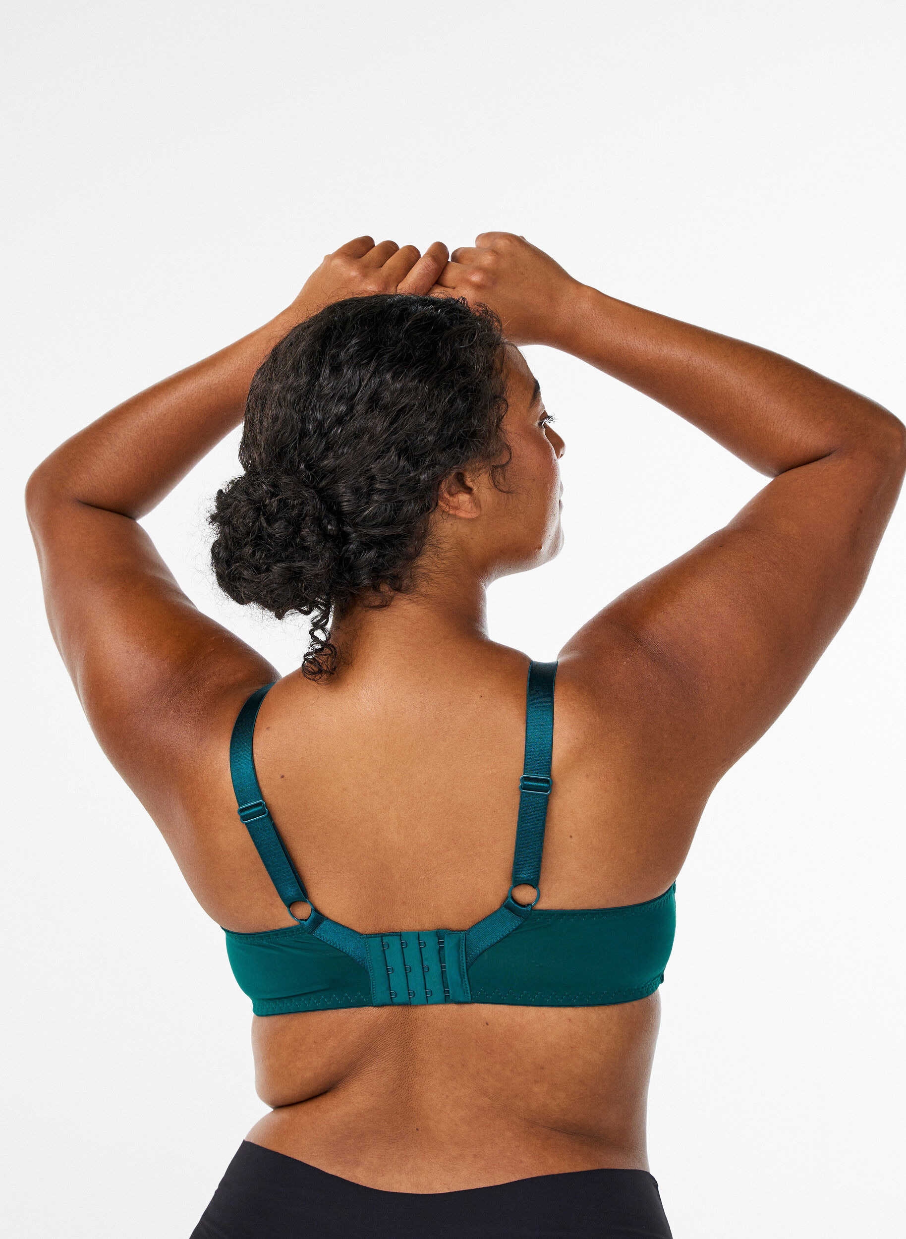 ZizziGepolsterter Spitzen-BH mit B&uuml;gel, Gr&uuml;n, Model image number 2