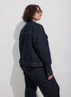 Klassische Jeansjacke mit Kontrastn&auml;hten, Blau, Model image number 2