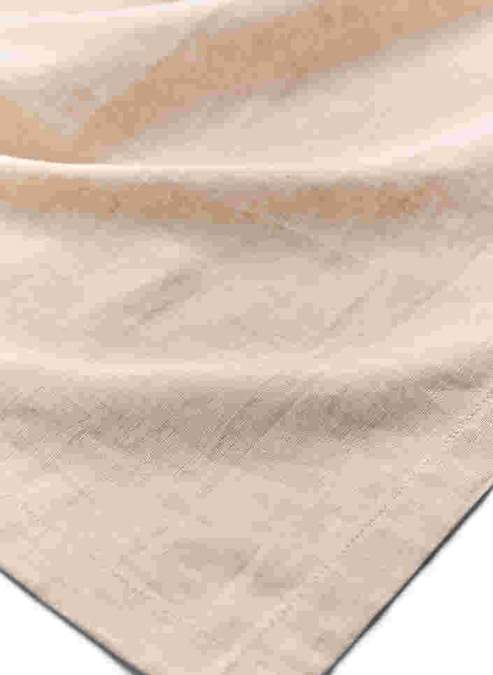 Tischdecke aus Baumwolle, Oxford Tan, Packshot image number 3