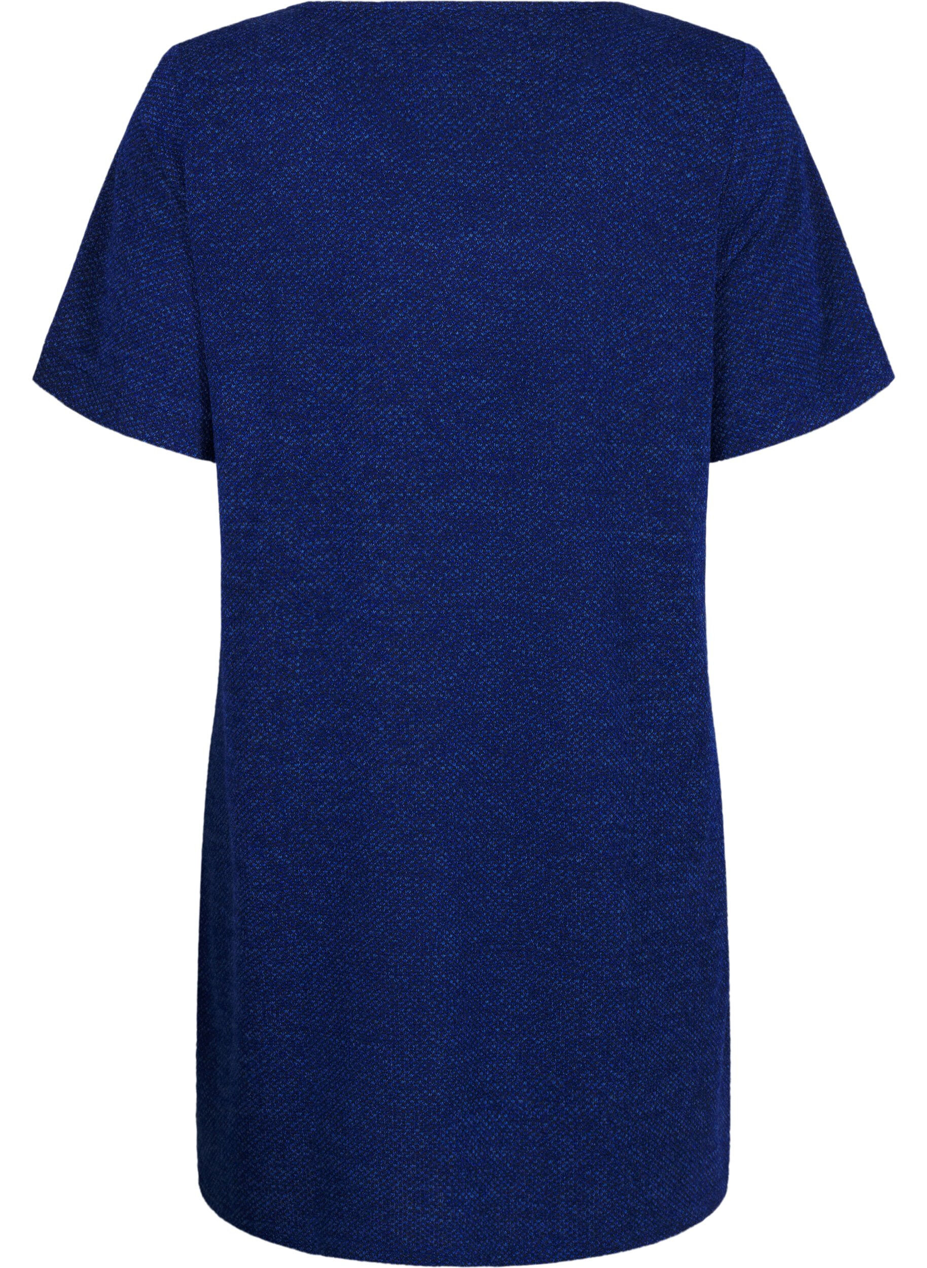 ZizziT-Shirt-Kleid mit kurzen &Auml;rmeln, Sodalite Blue, Packshot image number 1